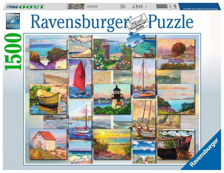 Ravensburger Rompecabezas Adultos: Collage de paisajes 1500 piezas
