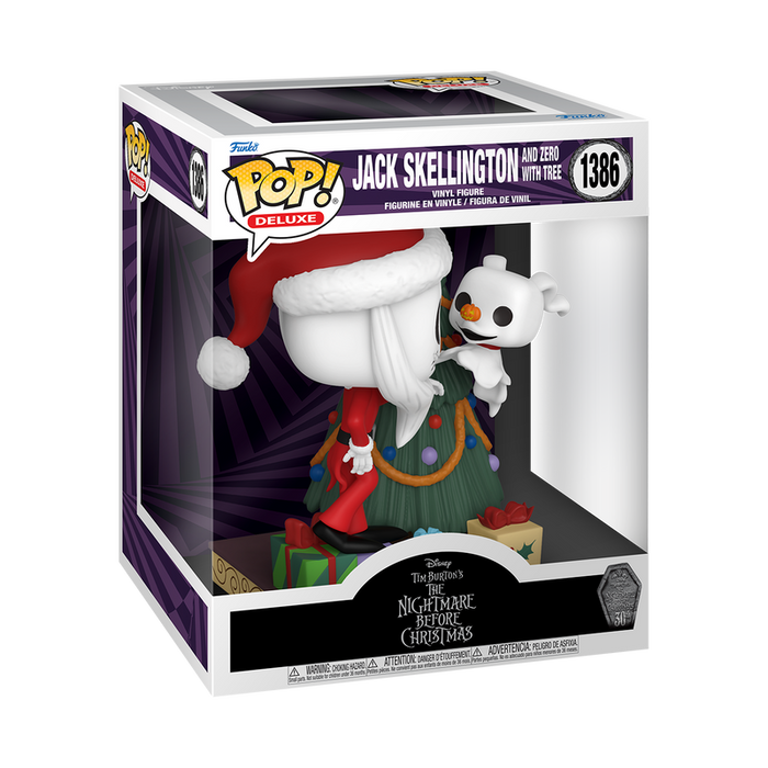 Funko Pop Deluxe: Mundo De Jack 30 Aniversario - Jack y Zero Con Arbol