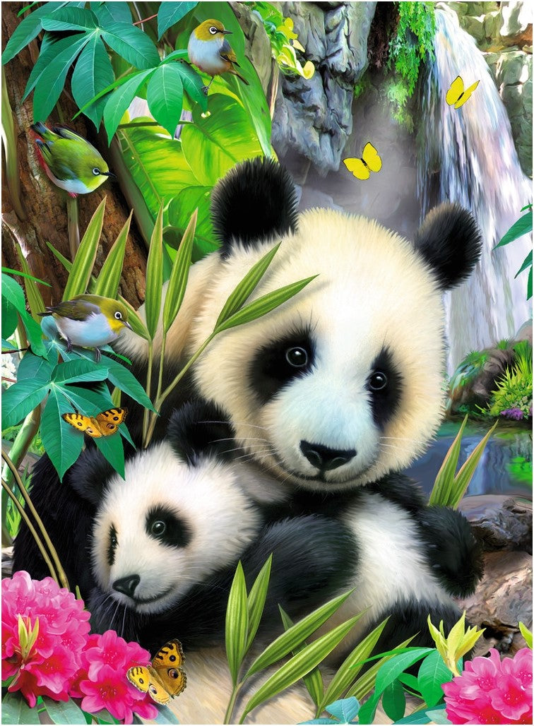 Ravensburger Rompecabezas: Pareja de Pandas Kids XXL 300 piezas