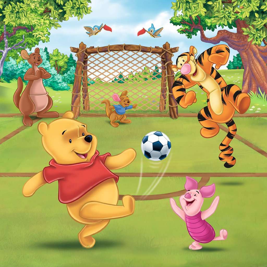 Ravensburger Rompecabezas: Disney Winnie The Pooh - Dia del Deporte 3 Pack 49 piezas