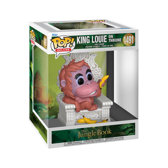 Funko Pop Deluxe: El Libro De La Selva - Rey Louie En Trono