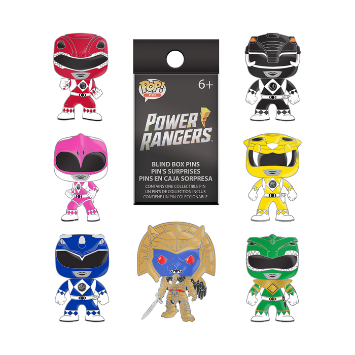 Funko Pop Pins: Power Rangers - Personaje Sorpresa