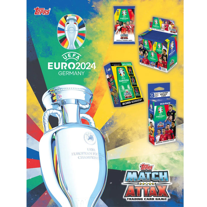 Topps UEFA Euro Match Attax 2024: Mini Tin 1 Super Strikers