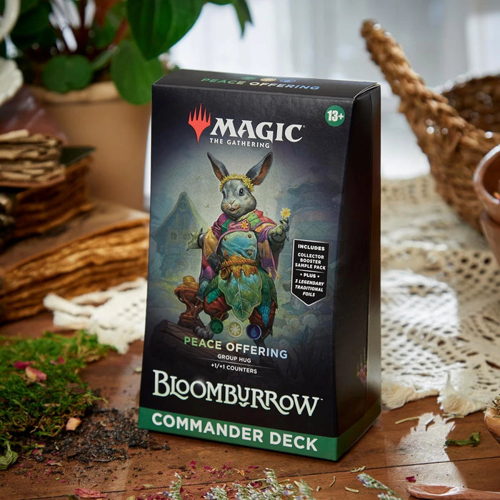 Magic The Gathering: Bloomburrow - Commander Deck 3 Peace Offering (Green/White/Blue) En Ingles