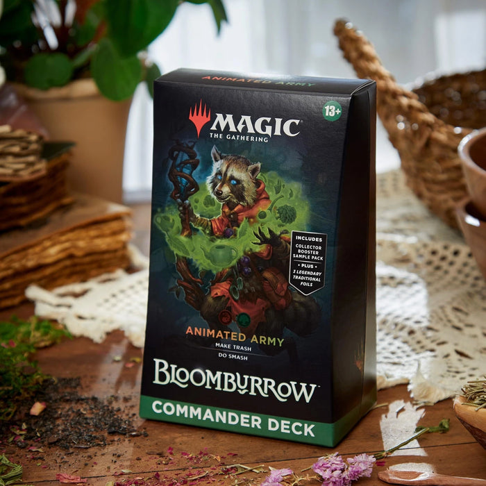 Magic The Gathering: Bloomburrow - Commander Deck 1 Animated Army (Red/Green) En Ingles