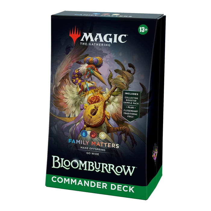 Magic The Gathering: Bloomburrow - Commander Deck 2 Family Matters (Blue/Red/White) En Ingles
