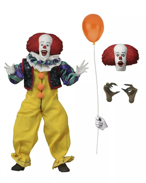 NECA Figura de Accion Vestida: IT ESO 1990 - Pennywise 8 Pulgadas