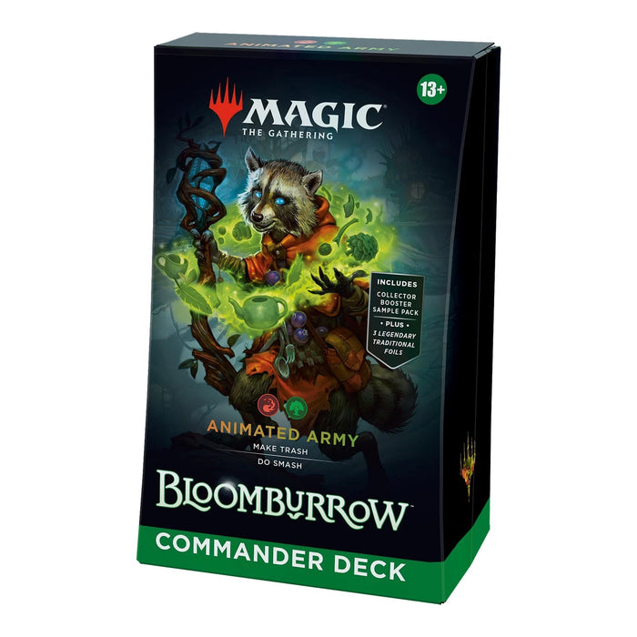Magic The Gathering: Bloomburrow - Commander Deck 1 Animated Army (Red/Green) En Ingles