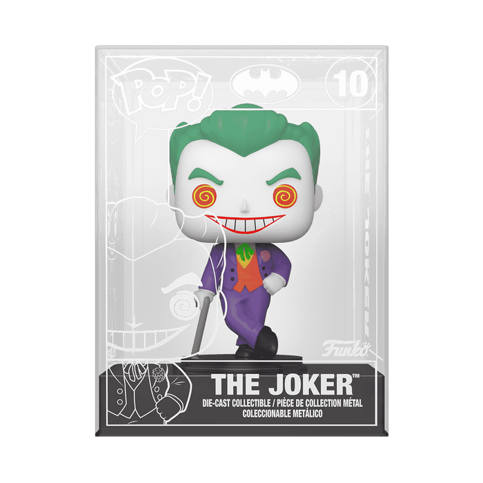 Funko Pop Die Cast DC Comics Joker Exclusivo Funko Shop Distrito Max