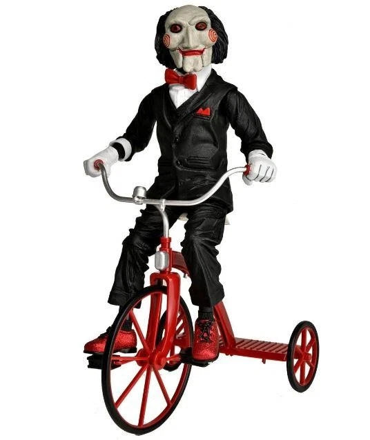 NECA Figura de Accion: Saw - Billy en Triciclo con Sonido 12 Pulgadas