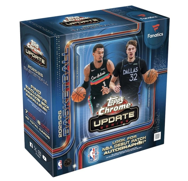 Topps: NBA 2025 Chrome Updates - Mega Box FGC006722