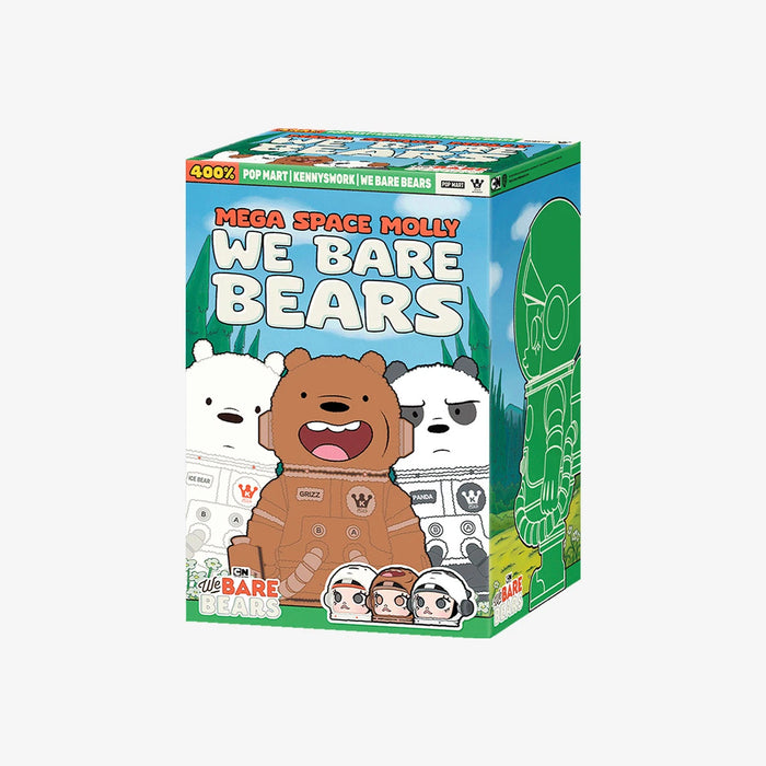 POP MART: Mega Space Molly Escandalosos 400% We Bare Bears