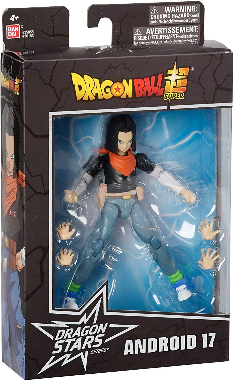 Bandai Dragon Stars: Dragon Ball Super - Androide 17 Figura de Accion