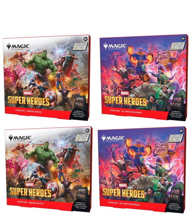 Magic The Gathering: Marvel Super Heroes - Scene Box UNITARIO En Ingles
