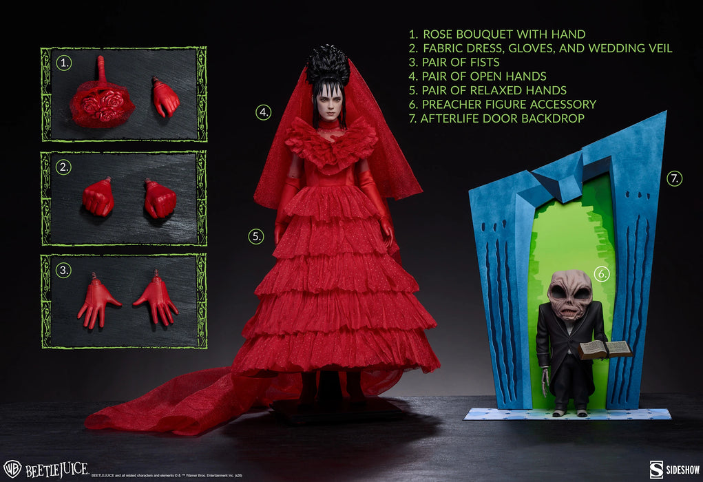 Sideshow Collectibles: Beettlejuice - Lydia Deetz Version Boda Escala 1/6