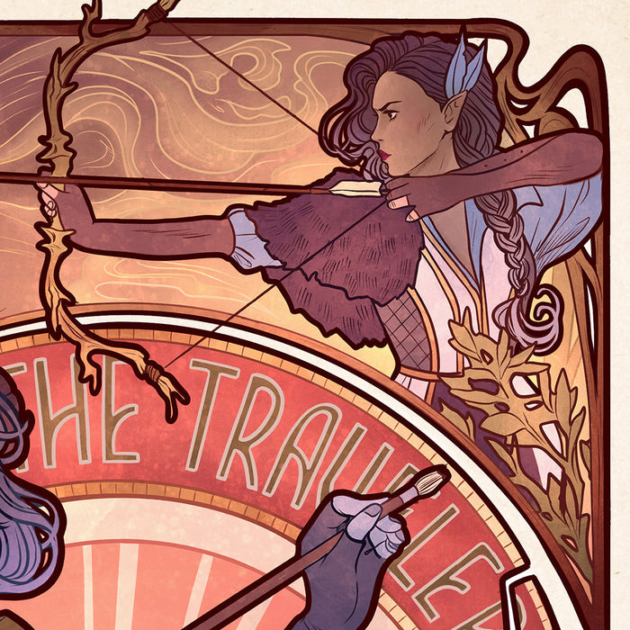 Sideshow Art Print: Critical Role 10 Aniversario - Laura Bailey Litografia