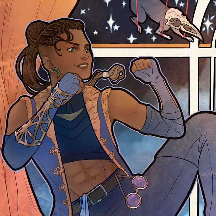 Sideshow Art Print: Critical Role 10 Aniversario - Marisha Ray Litografia