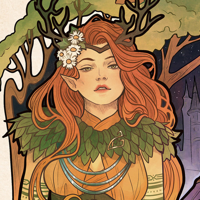 Sideshow Art Print: Critical Role 10 Aniversario - Marisha Ray Litografia