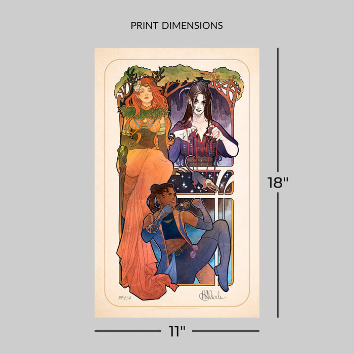 Sideshow Art Print: Critical Role 10 Aniversario - Marisha Ray Litografia