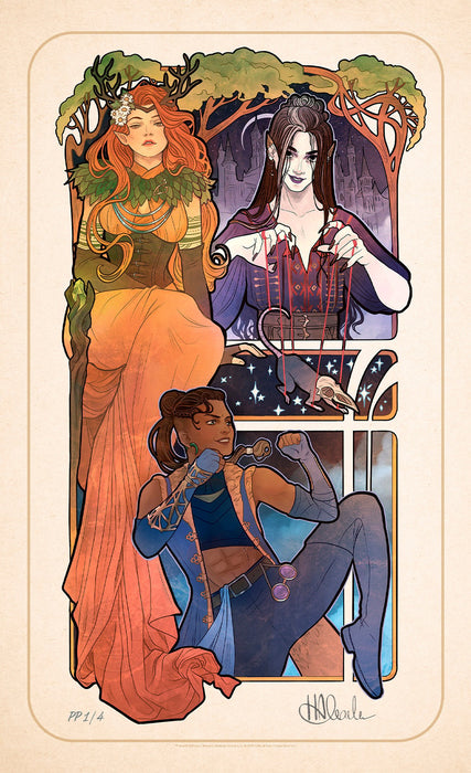 Sideshow Art Print: Critical Role 10 Aniversario - Marisha Ray Litografia