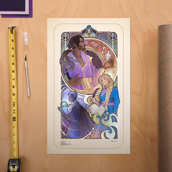 Sideshow Art Print: Critical Role 10 Aniversario - Matthew Mercer Litografia
