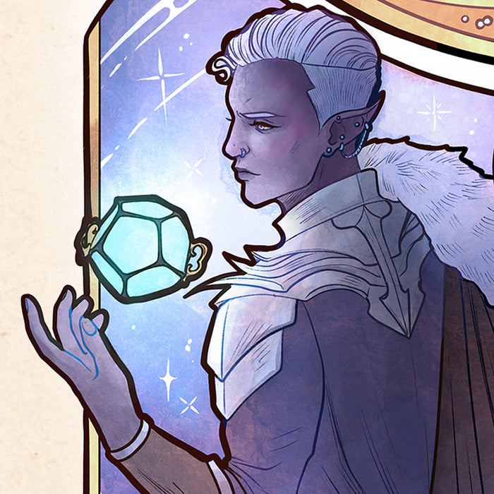 Sideshow Art Print: Critical Role 10 Aniversario - Matthew Mercer Litografia
