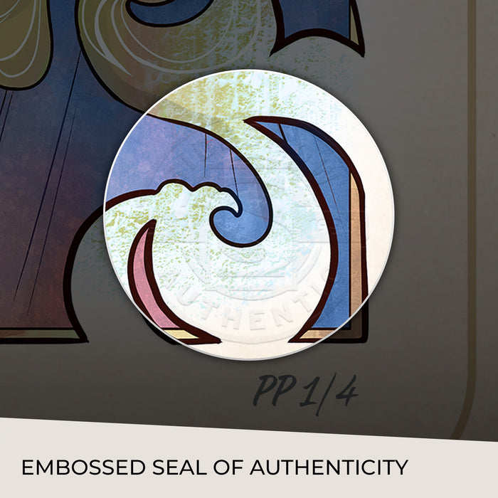 Sideshow Art Print: Critical Role 10 Aniversario - Matthew Mercer Litografia