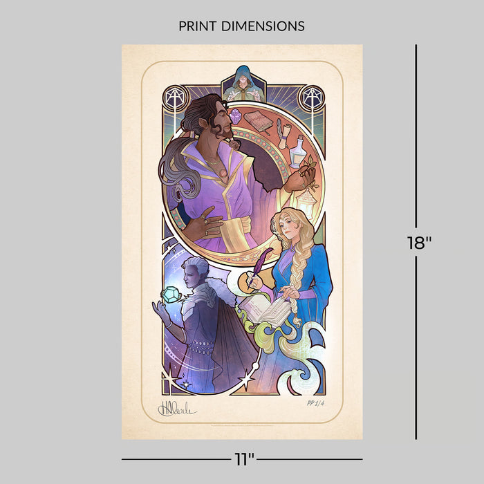 Sideshow Art Print: Critical Role 10 Aniversario - Matthew Mercer Litografia