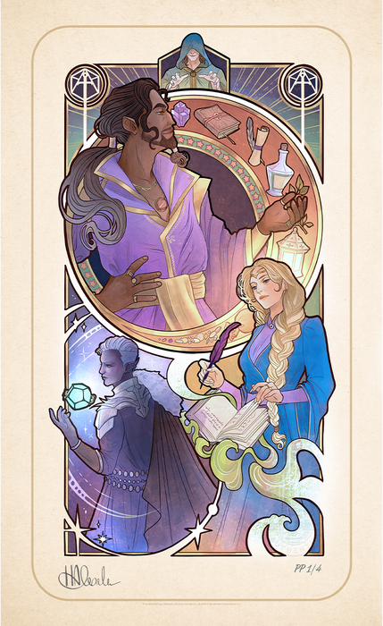 Sideshow Art Print: Critical Role 10 Aniversario - Matthew Mercer Litografia