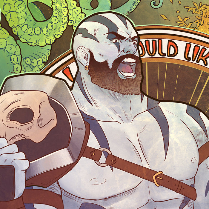 Sideshow Art Print: Critical Role 10 Aniversario - Travis Willingham Litografia