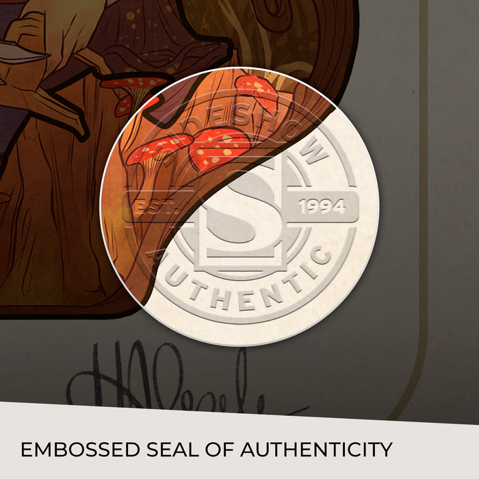 Sideshow Art Print: Critical Role 10 Aniversario - Travis Willingham Litografia