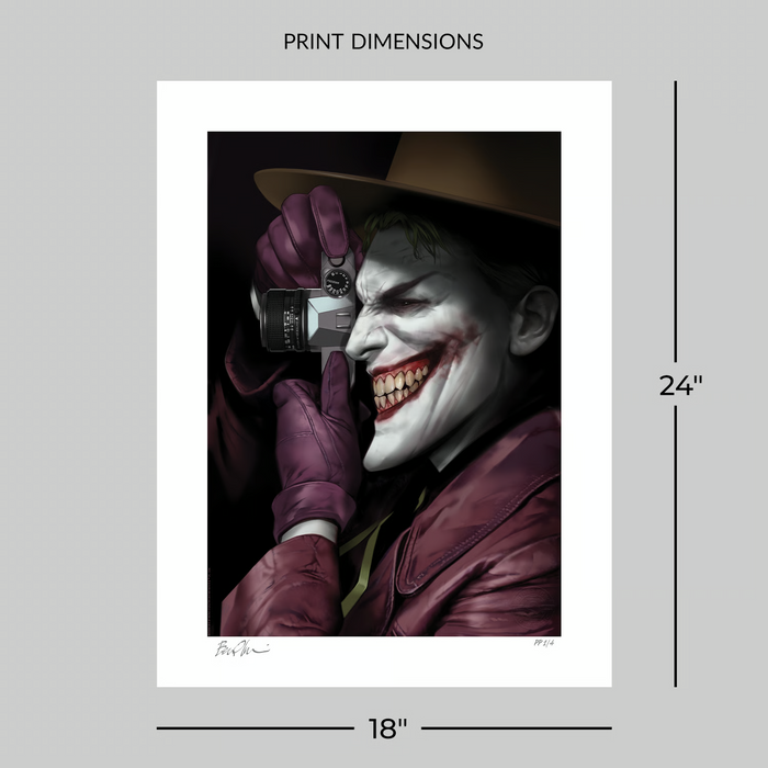Sideshow Art Print: DC Batman The Killing Joke 2020 - Joker Litografia