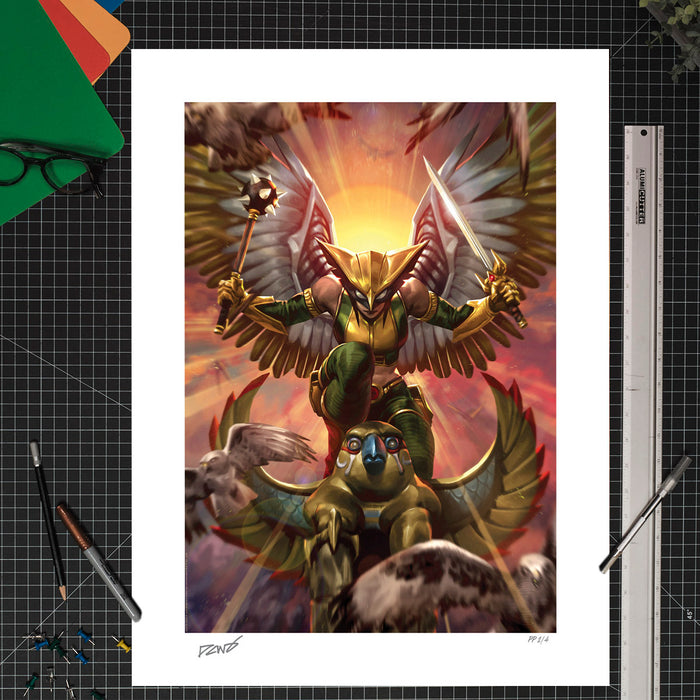 Sideshow Art Print: DC Comics - Hawkgirl Litografia