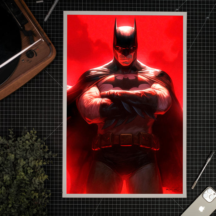 Sideshow Art Print: DC Comics Justice League Trinity - Batman Litografia