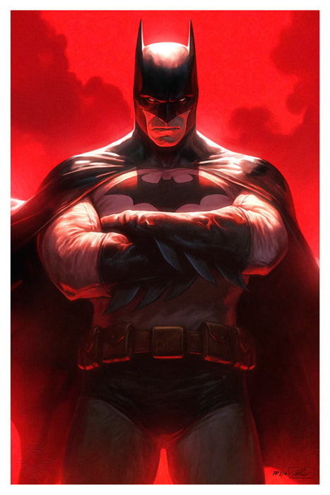 Sideshow Art Print: DC Comics Justice League Trinity - Batman Litografia