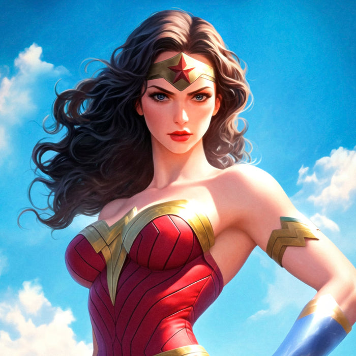 Sideshow Art Print: DC Comics Justice League Trinity - Wonder Woman Litografía