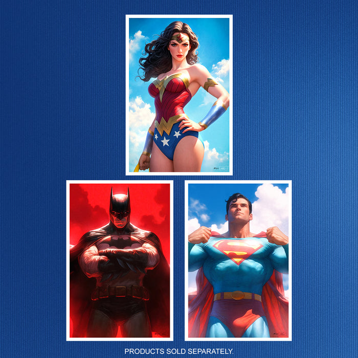 Sideshow Art Print: DC Comics Justice League Trinity - Wonder Woman Litografía
