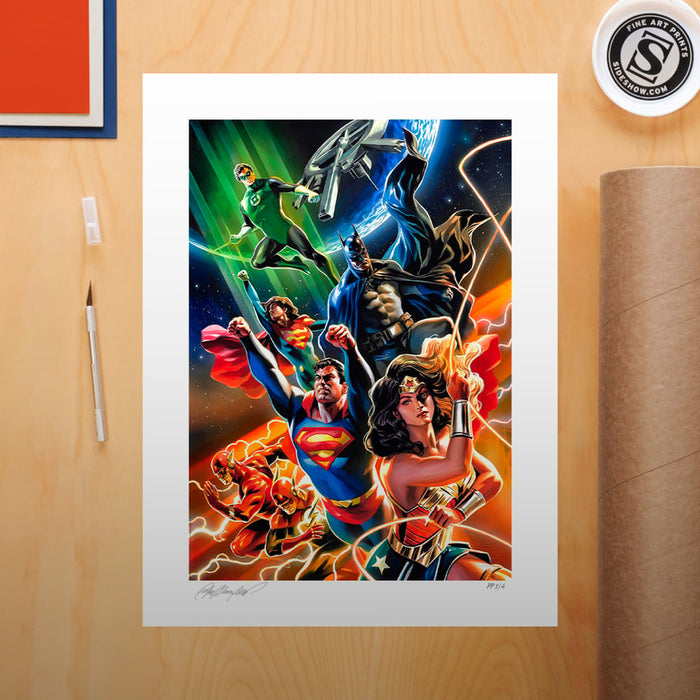 Sideshow Art Print: DC Comics - Liga de la Justicia Litografia