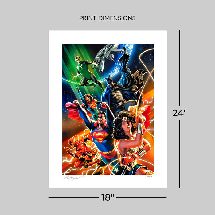 Sideshow Art Print: DC Comics - Liga de la Justicia Litografia