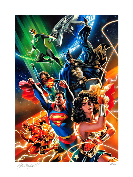 Sideshow Art Print: DC Comics - Liga de la Justicia Litografia