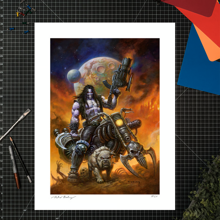 Sideshow Art Print: DC Comics - Lobo The Main Man Litografia
