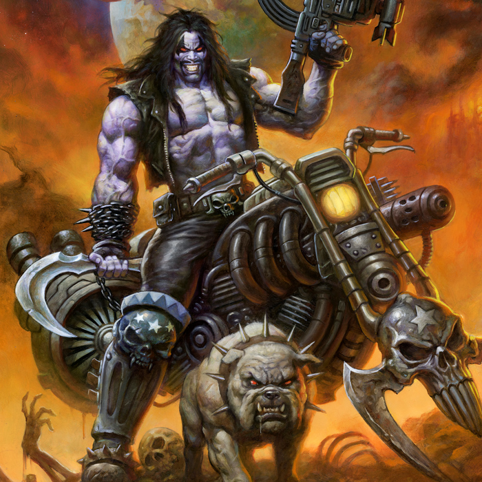 Sideshow Art Print: DC Comics - Lobo The Main Man Litografia