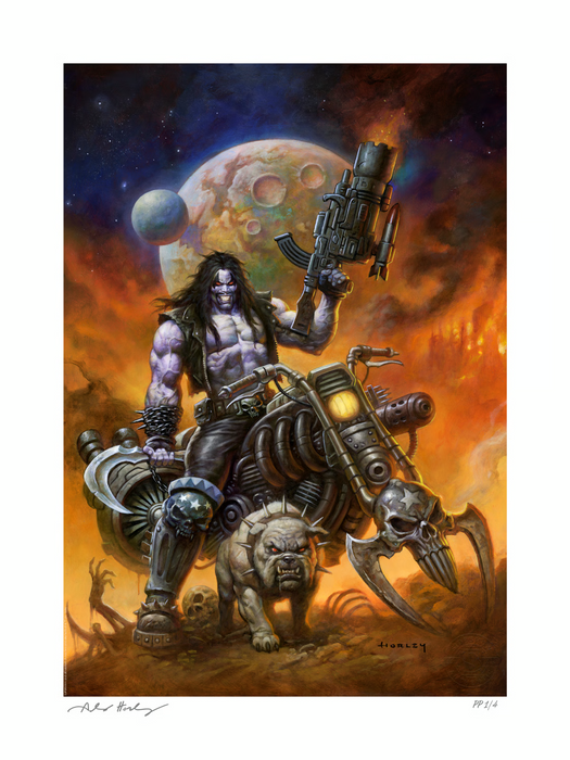 Sideshow Art Print: DC Comics - Lobo The Main Man Litografia