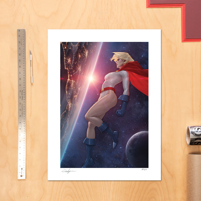 Sideshow Art Print: DC Comics - Power Girl Litografia