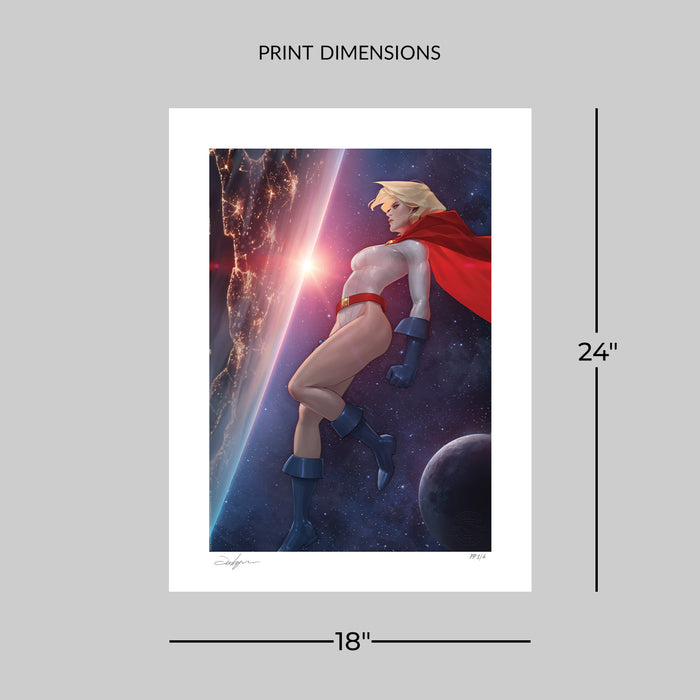 Sideshow Art Print: DC Comics - Power Girl Litografia