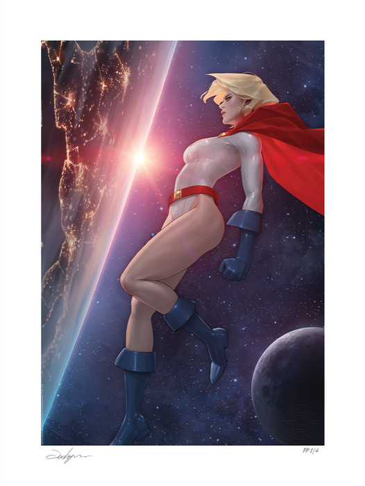 Sideshow Art Print: DC Comics - Power Girl Litografia