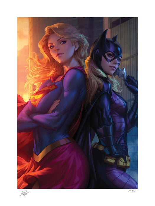Sideshow Art Print: DC Comics - Supergirl & Batgirl Litografia