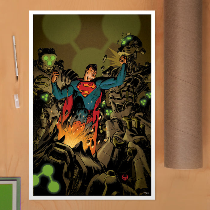 Sideshow Art Print: DC Comics - Superman Space Age Num 2 2022 Litografía
