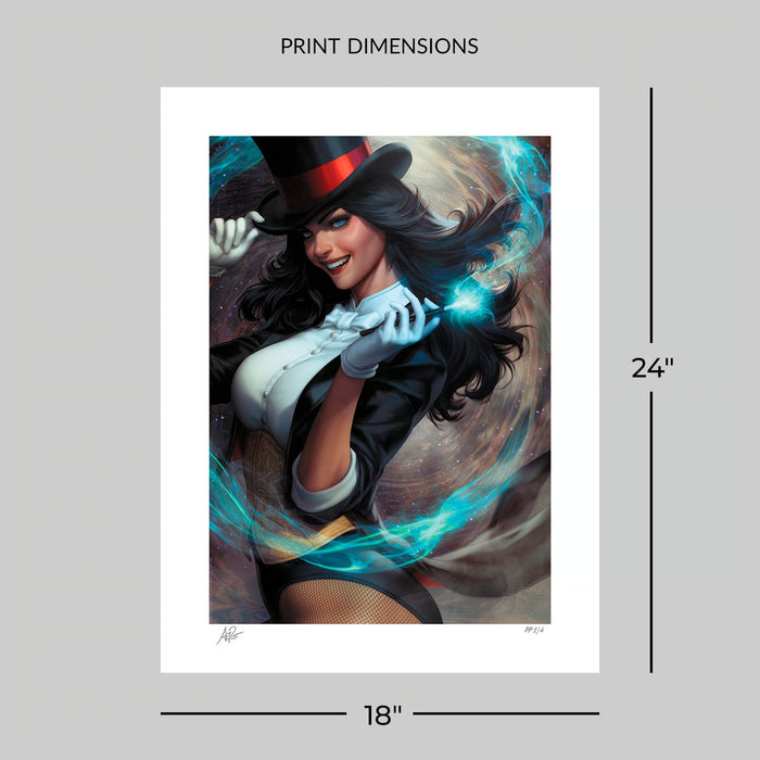 Sideshow Art Print: Zatanna Bring Down The House - Zatanna Litografia