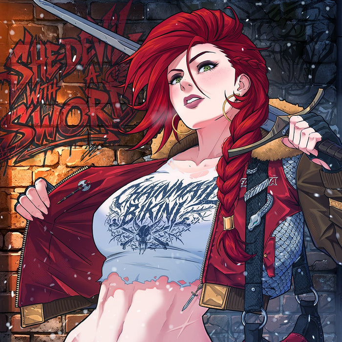 Sideshow Art Print: Marvel - Red Sonja Litografia